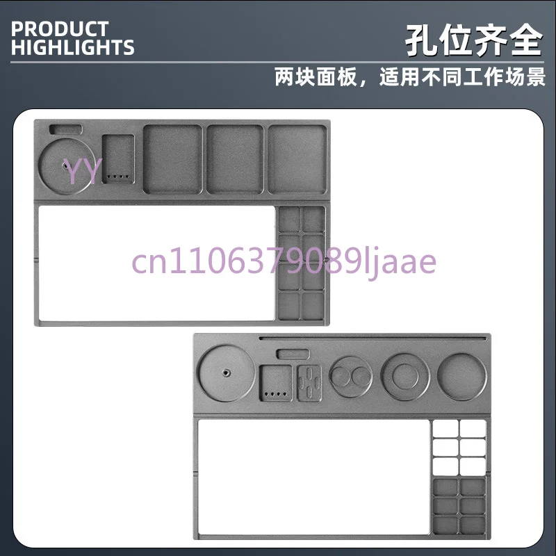 Watch Repair Parts Box - With Acrylic Dust Cover, For Storing Watch Movements & Phone Repair Components