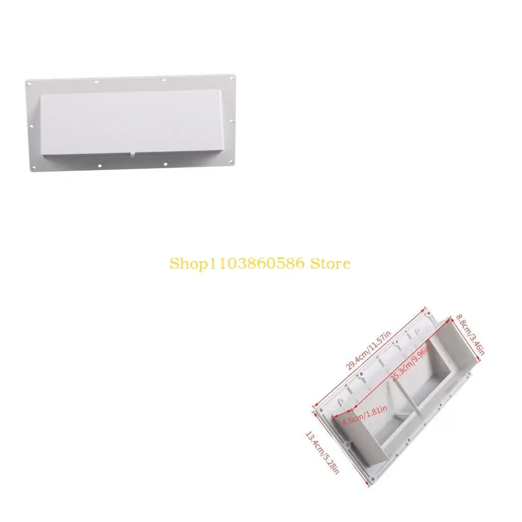 

242A Sidewall Vent Cover Exhaust Cover For Stove Vent Multi-Purpose Vent Supplies RVs
