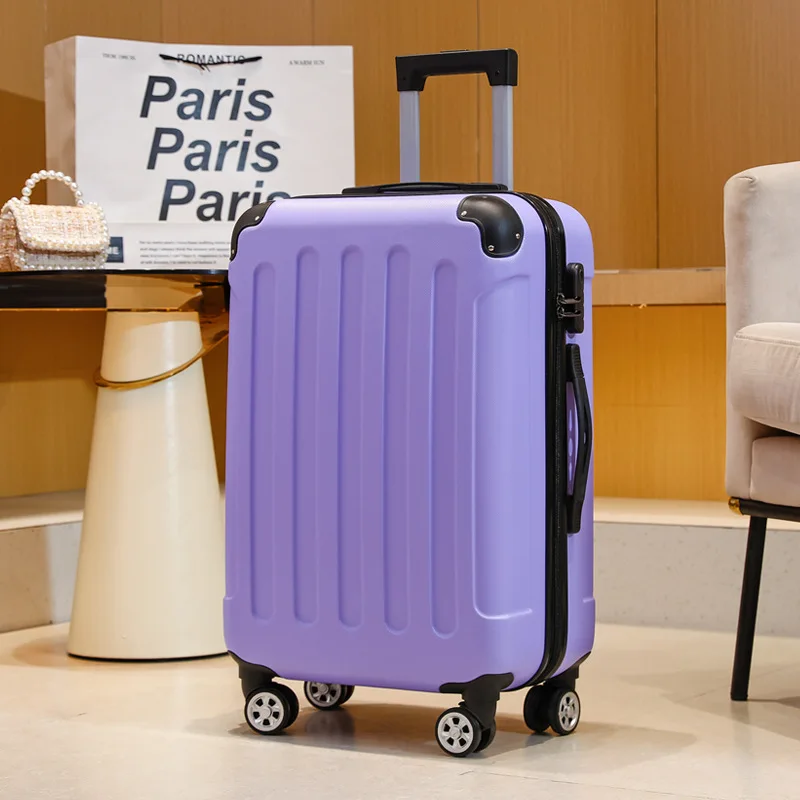 Student Luggage Boarding Bag Password Suitcase Glossy Trolley Case Lightweight Suitcase travel case