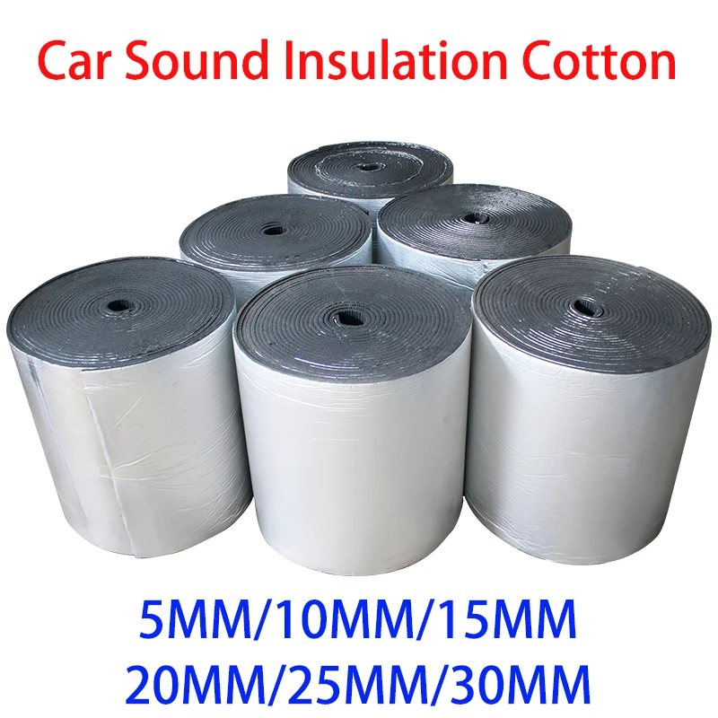 5/10/15/20/25/30mm Thick * 50 * 100cm Car Engine Hood Door Sound Insulation Heat Insulation And Moisture-Proof Pad 