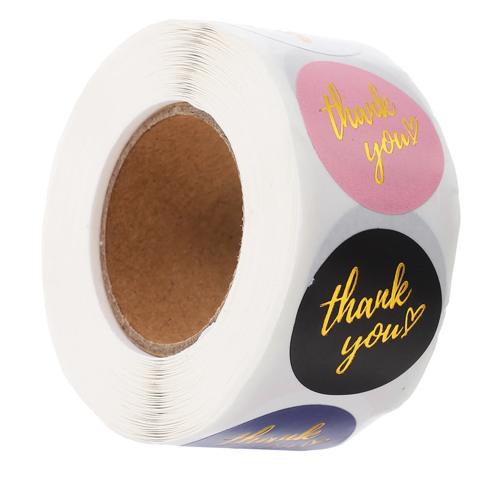 1 rol dank u stickers zelfklevende decoratieve afdichtingslabels voor cadeauverpakking bakken verpakking feestartikelen scrapbooking