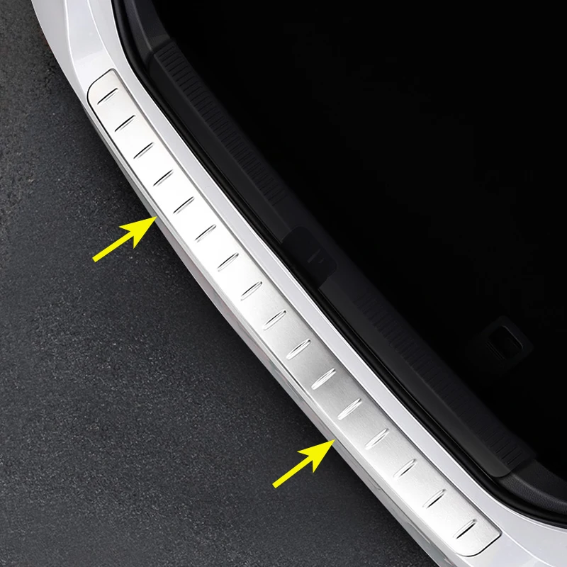 

Stainless Steel Rear Bumper Protection Cover Trunk Sill Guard For Toyota Camry 2018-2026