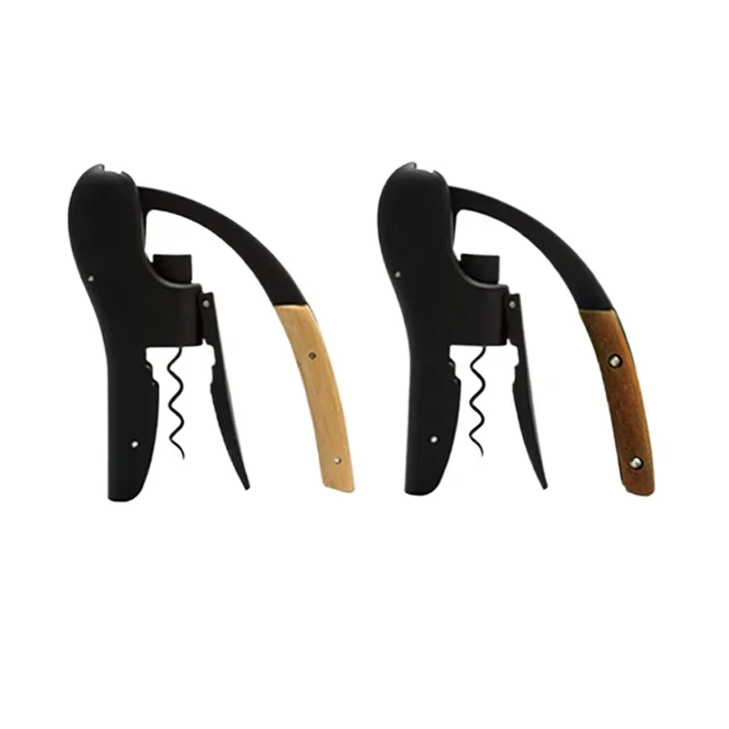 Multifunctional Wine Bottle Opener Lever Screwpull  Goose Head Red Wine Bottle Opener Wooden Handle Wine Bottle Opener