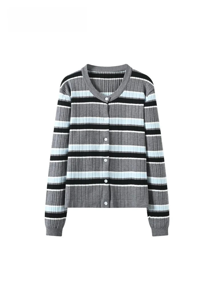 

Loose Long Sve round Ne Knitted Sweater for Women plus Size Spring Faionable Slimming Casual Top Cover up