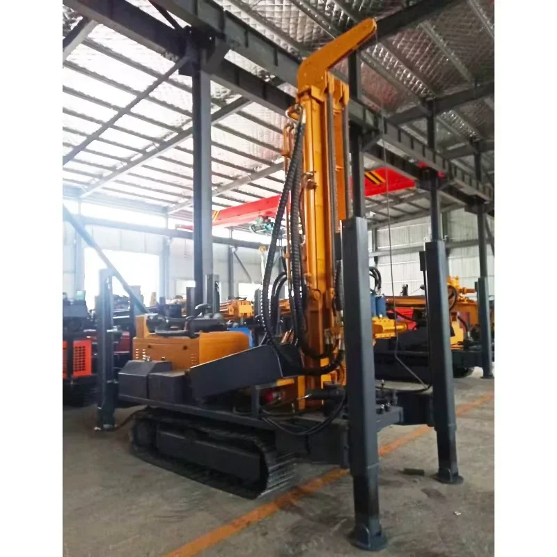 China 80m Deep Mobile Core Water Well Drilling Rig Machine Bore Hole Dig Hole Rigs Coring Water Well Drilling Rig Price 123m