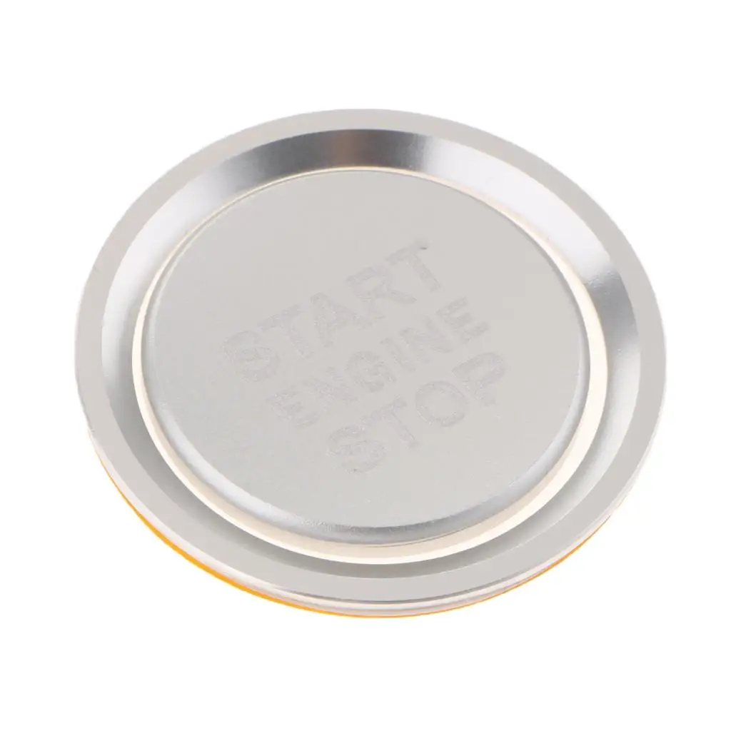 

Auto Ignition Engine Start Button Cover Decal Sticker Aluminum Ring Protector for Audi A4L A6L Q