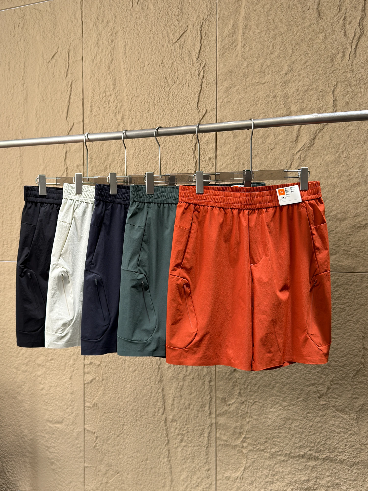

Outdoor Casual Short Pants Men's Summer Quick Dry Waterproof 3D Tailoring Stain Resistance Processed Flat Laid Short Pants