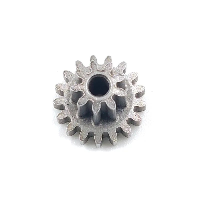 17092B 0.5M Metal Double Pinion 17 Teeth OD=9.3mm 9T Od=5.5mm Reduction Box Gear 17+9T