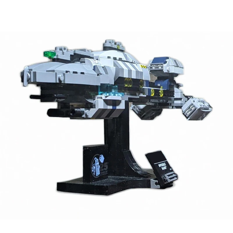 NEW 442PCS MOC the Recusant Light Destroyer Space Warship Midi Scale Building Blocks Set DIY Bricks Assembly Starship Toys Gifts - view 4