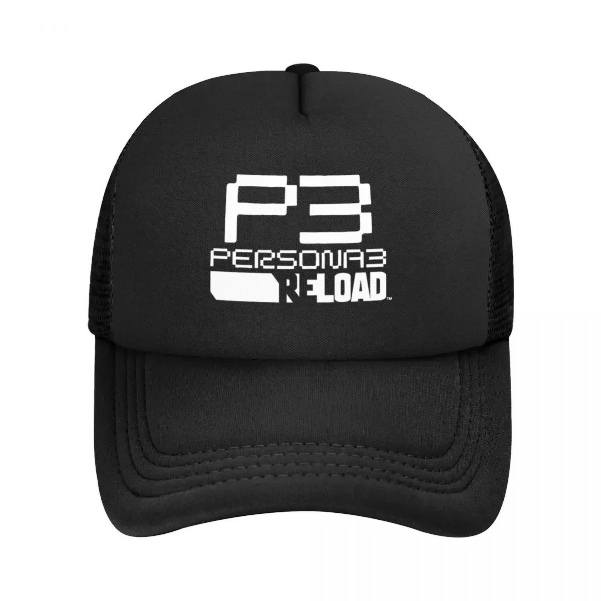 Adult Persona 3 Reload Trucker Cap Fashion Mesh Baseball Cap Polyester Dad Hat Sun Hats Breathable Hats Summer