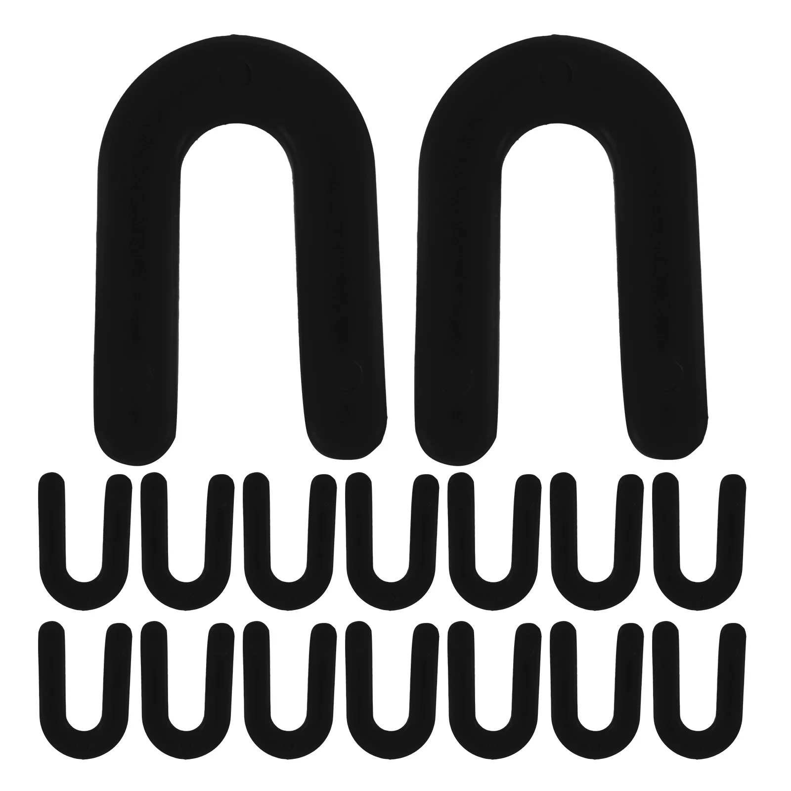 100 قطعة من فواصل البلاط على شكل حدوة حصان، فواصل بلاط سريعة الدقة، أدوات تبليط أسافين بلاستيكية،