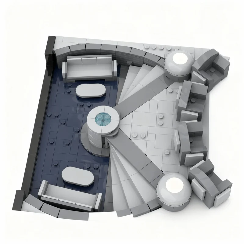 1178pcs MOC Star Battle Chancellor Valorum S Office Diorama Model Building Blocks Construction Christmas Gifts Toy Brick Kids