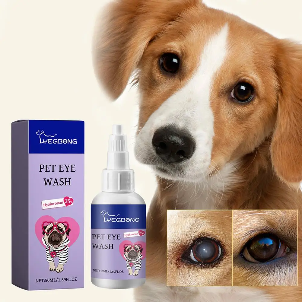 Pet Eye Drops For Cats And Dogs Eye Care Dry Red-eye Mite Odor Removal Eye Lotion V6B9