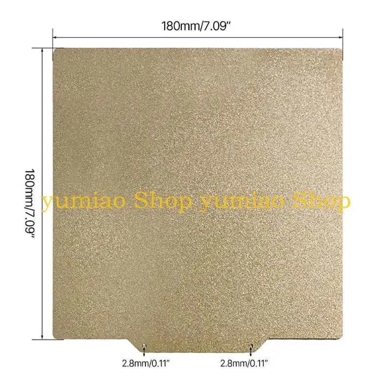 

587B PEI Sheet Double Side Textured Smooth Spring Sheet for Ender 3/ Ender 3X/Ender 3 V2 Ender 3 Ender 5/Ender 5