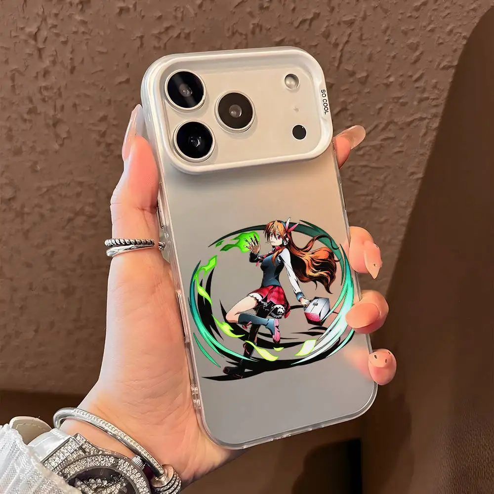 A-Akame Ga KillS Anime Telefoonhoesje voor IPhone 17 16 15 14 13 12 11 Pro Max Lucht Veelkleurig Mat Metallic Aurora Funda