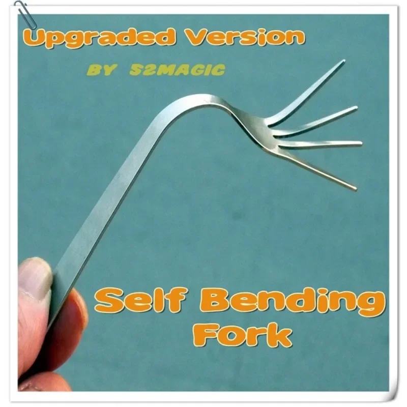 Self Bending Fork ( Upgraded Version ) Mentalism Magic Tricks Stage Magia Illusion Gimmick Props Professional Magicians Funny