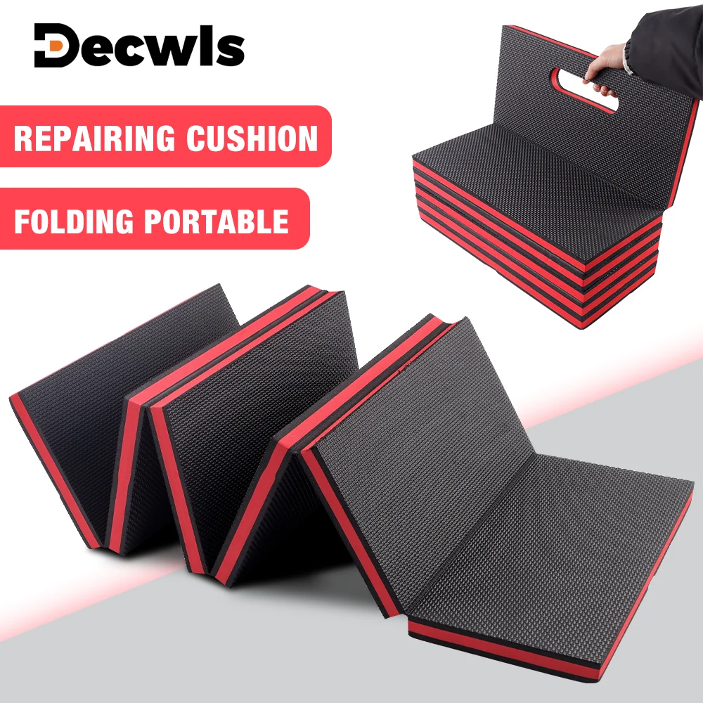 

Foldable EVA Mat, Lying Mat For Car Repair At Home,DIY Multifunctional Cushion,Cordless Folding Thick Mat With Handle,Up To 1.15
