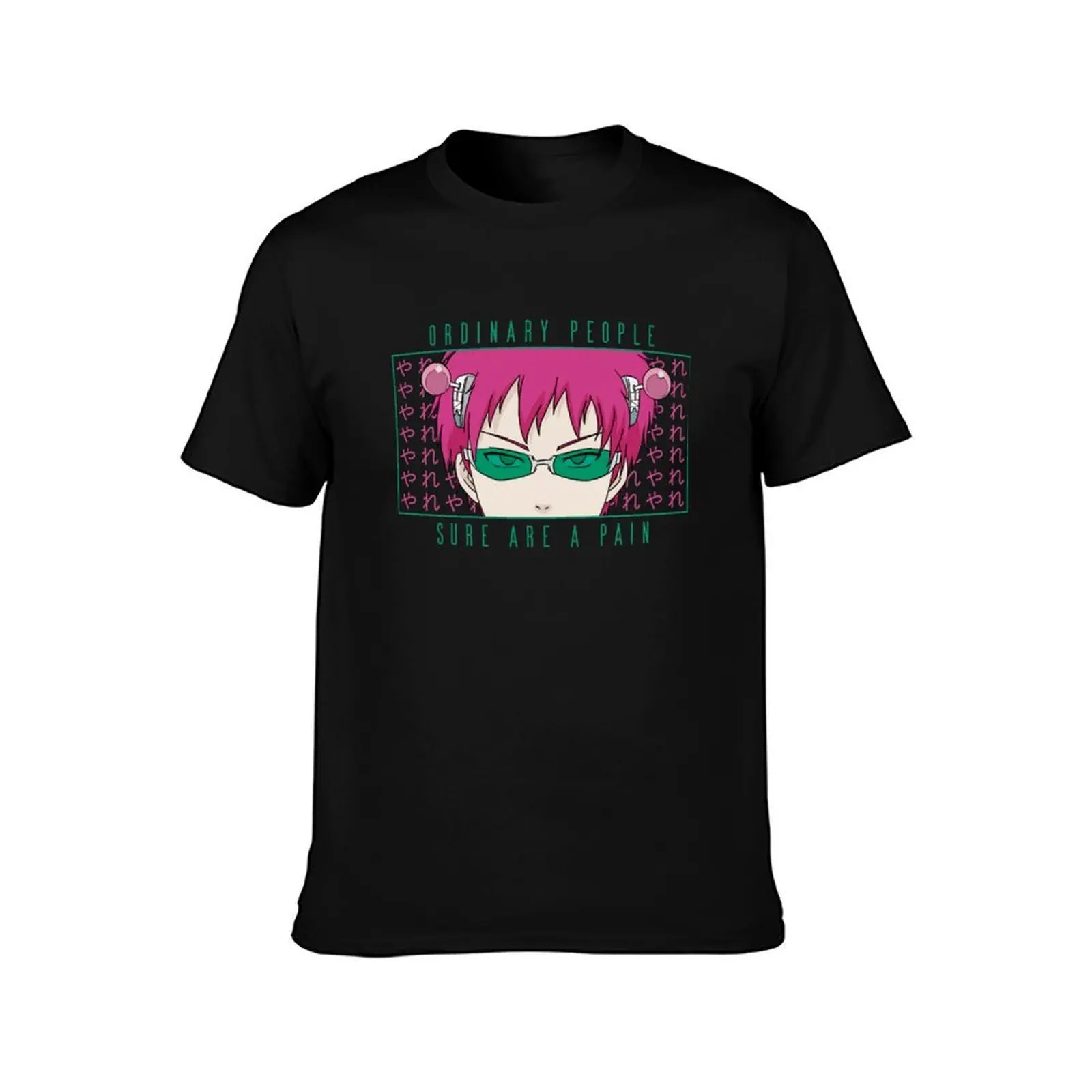 SAIKI KUSUO T-Shirt Sports Casual Short Sleeve Cotton Tee T-Shirt