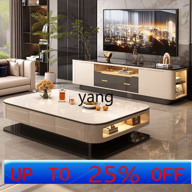 

LH modern living room home against the wall floor light luxury high-end storage locker TV cabinet integrated