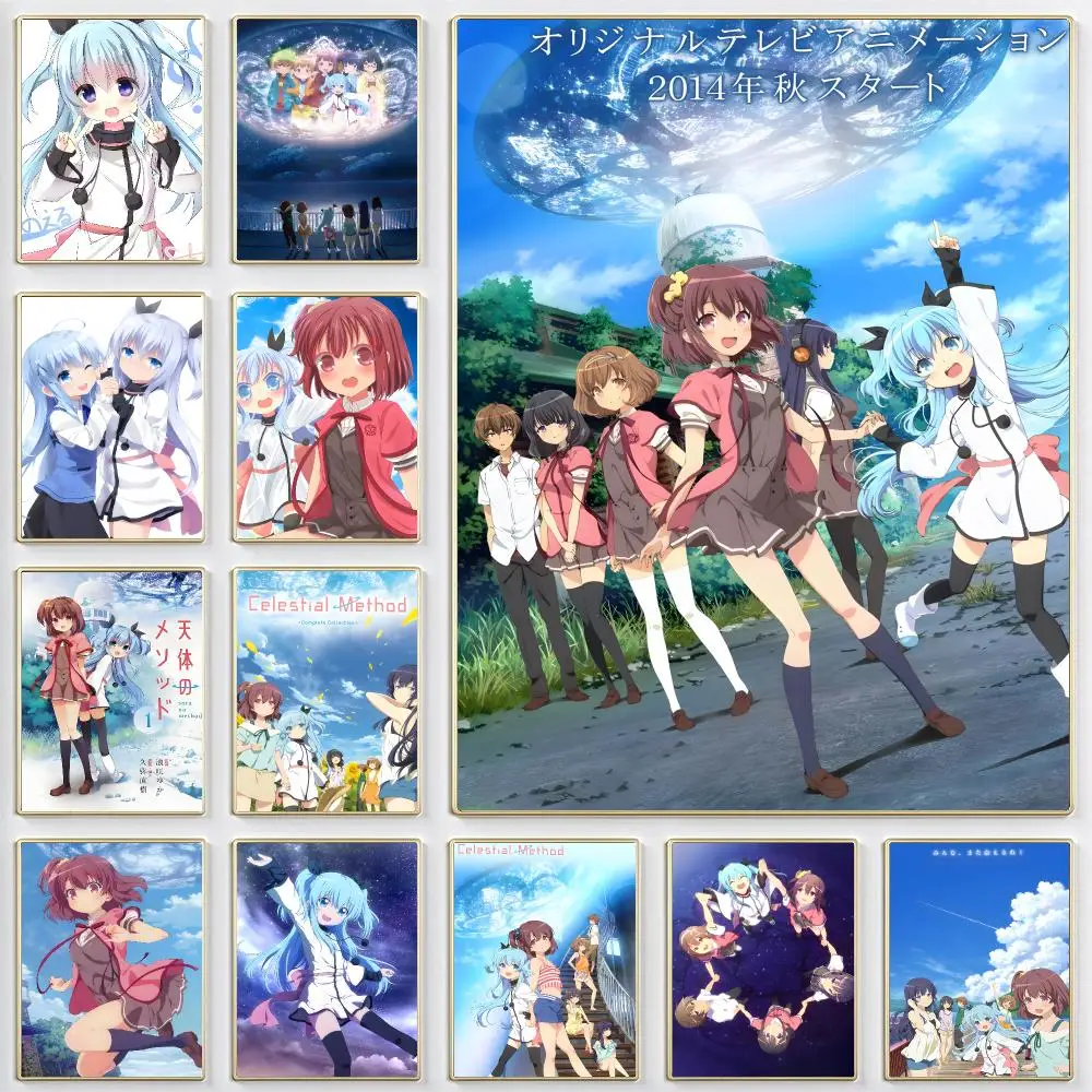 Celestial Method Anime Fantasy Poster Sticky Wall Art Waterproof Home Living Bed Room Aesthetic Decor