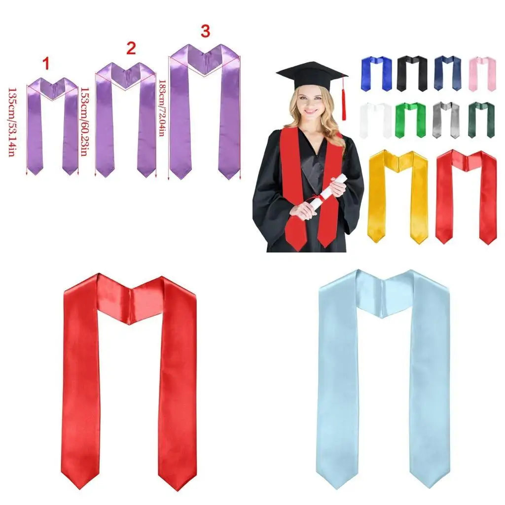 

R1WE Congrats Grad Sash Congratulations Grad School Prom Party Decors Priest Stole