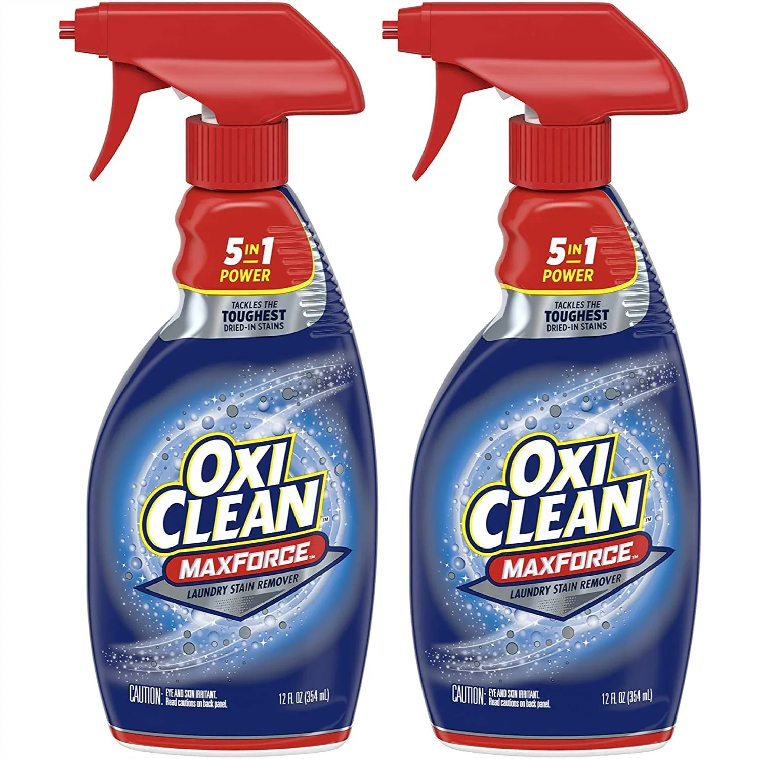 

Stain Remover Spray with 5 in 1 Power for Laundry, 12 oz 2 Pack