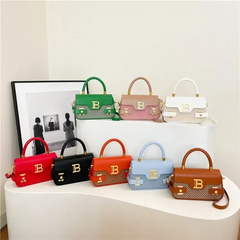 

New Retro British Style Canvas Tote Bag, Large Capacity Printed Embroidered Design, Simple Fashion Daily Handheld Bag for Women