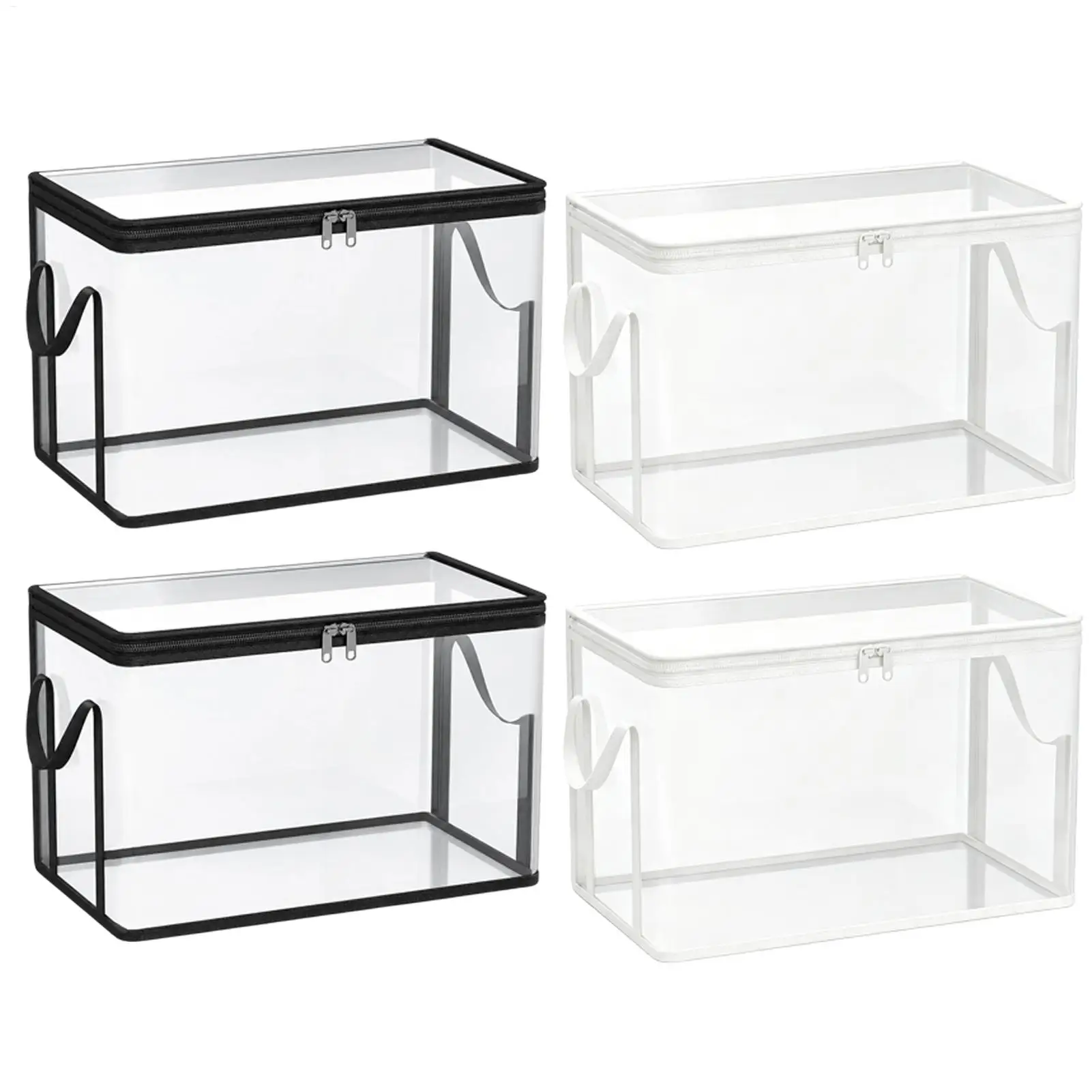 2 Stück 38x24x32cm PVC Spielzeug-Aufbewahrungsboxen Faltbare Spielzeugkiste für Kuscheltiere Plüschpuppen Organizer Multifunktionale Aufbewahrung – Detail 1
