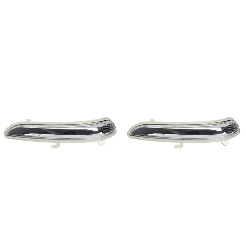 

2X Right Side Wing Door Rear View Mirror Turn Signal Indicator Light Lens Cover 1607512680 For 208 2008-2017