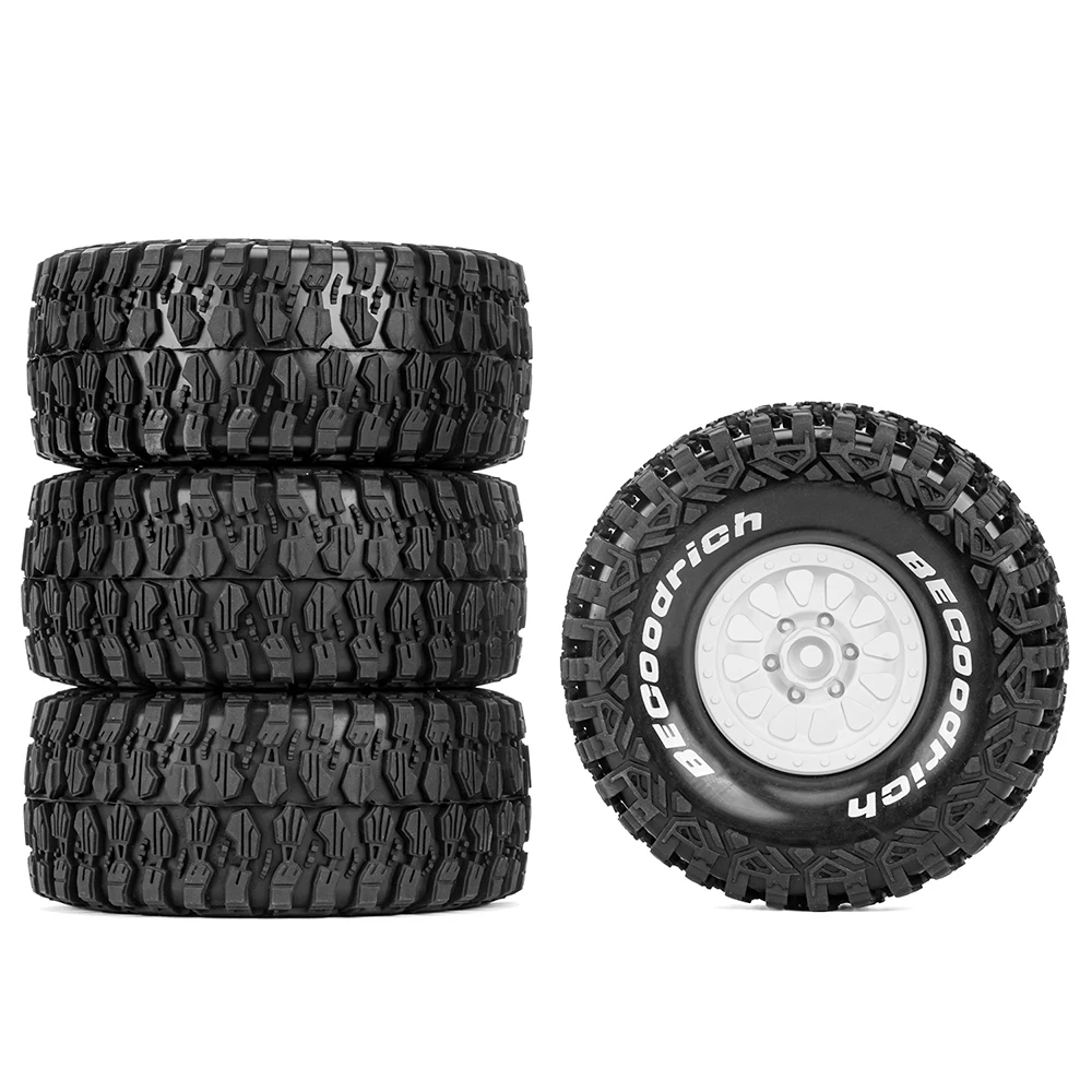 Off-Road Tires Wheels 4PCS 135*59mm for UDR 1/7 RC Model Car Short Haul Truck Accessories