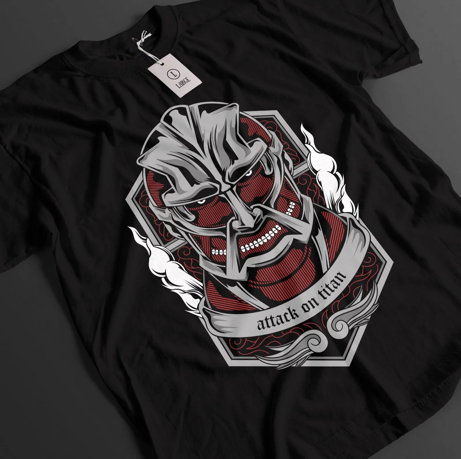 Attack On Titan Shirt Armin Colossal Tshirt AOT T-Shirt Anime Unisex Graphic Tee