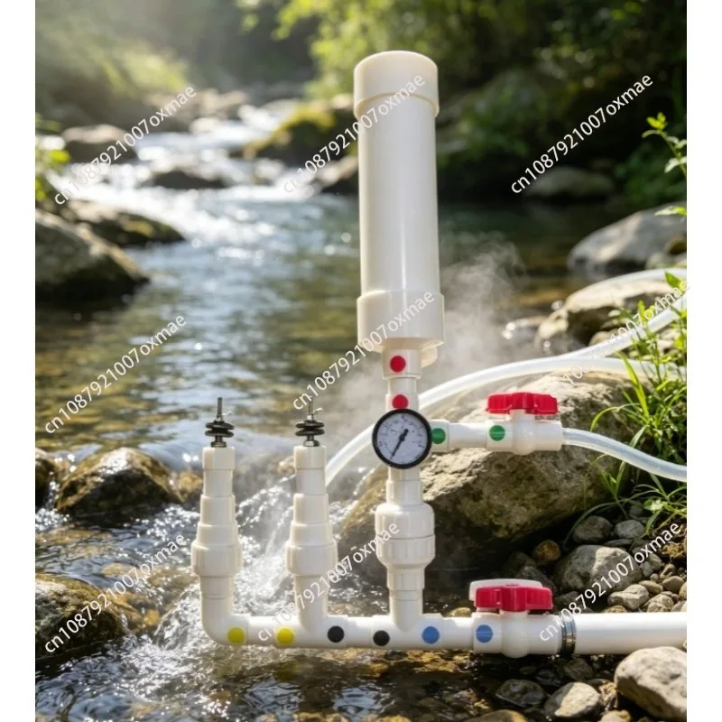 Oil-free & Electricity-free Self-priming PVC Water Hammer Pump