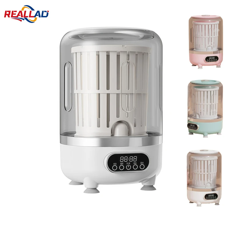 

Новая стиральная машина с зарядкой через USB, портативное средство для чистки нижнего белья, 3 л, полностью автоматическая стиральная машина для носков, обезвоживающее ведро для белья