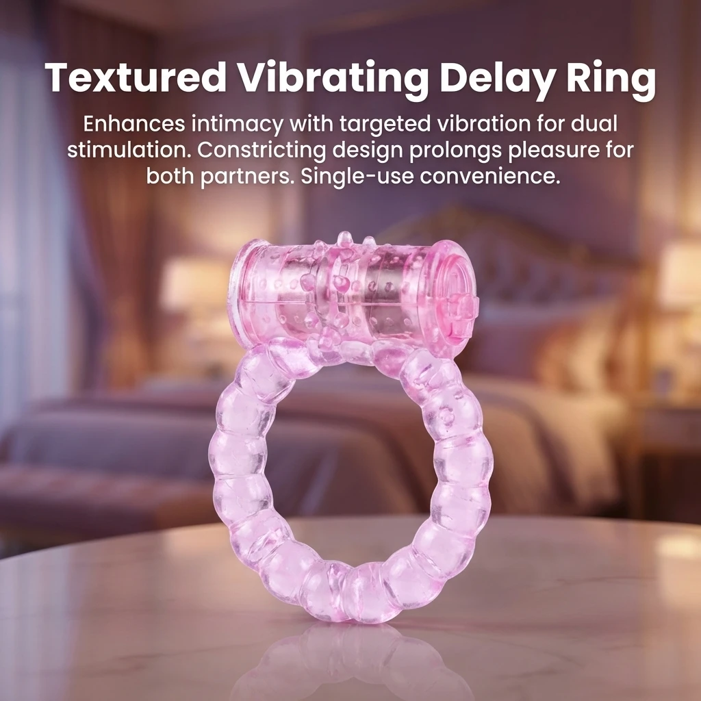 Lasting Cock Rings Vibrator Delay Premature Ejaculation Lock Fine Sex Toys Product For Men Dildo Extender Beads Adult Massage - view 5