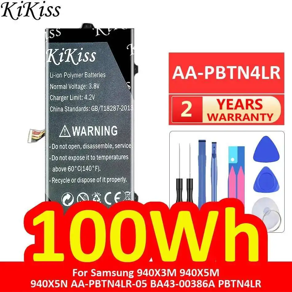 

Fast Charging AA-PBTN4LR For Samsung 940X3M 940X5M 940X5N AA-PBTN4LR-05 BA43-00386A PBTN4LR Long Lasting Laptop Battery 100Wh