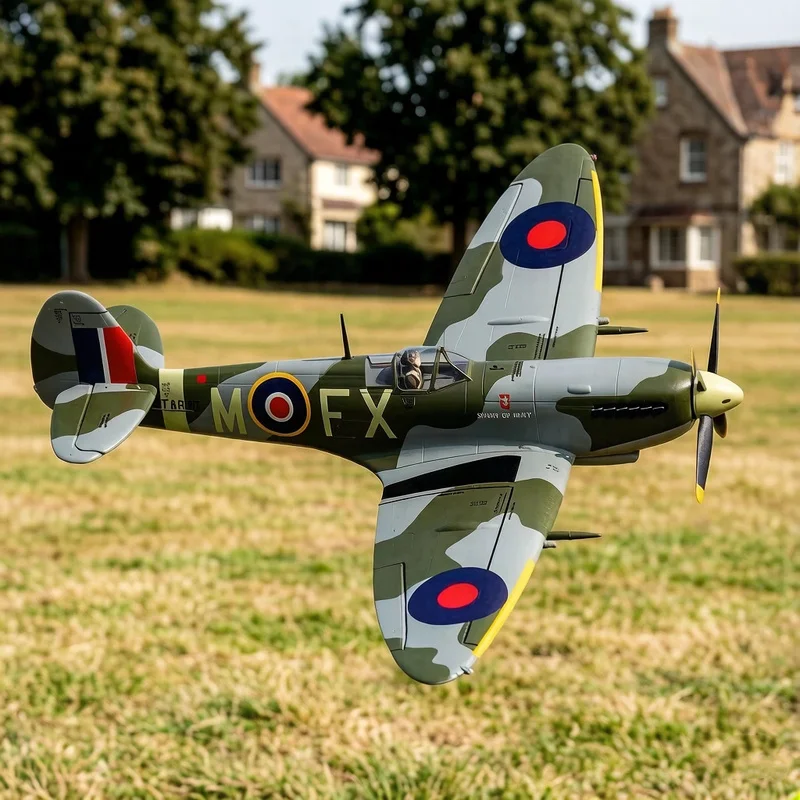 XFly Model 1200mm SPITFIRE Fighter Electric RC Foam Aircraft Fixed Wing Remote Control Model Aircraft Toy PNP RC Airplanes Gifts view 2