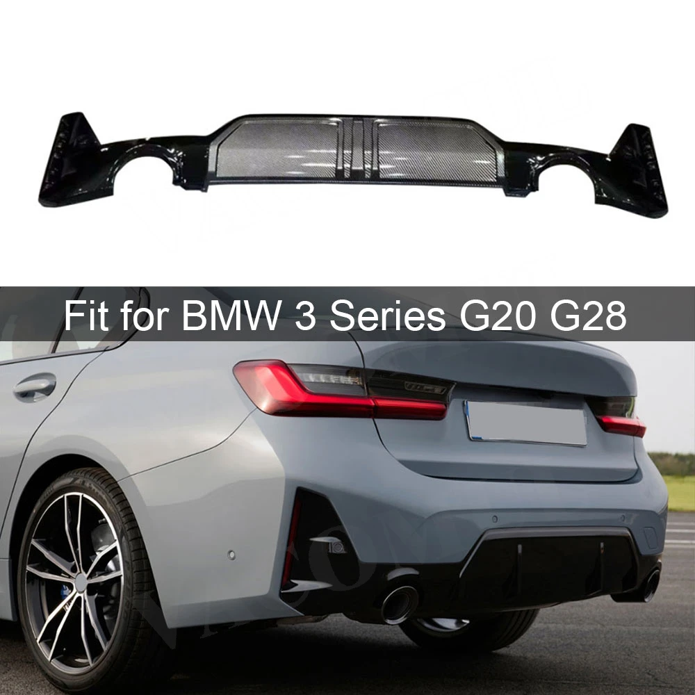

VACOMUL ABS Gloss Black Car Rear Bumper Lip Spoiler Diffuser For BMW 3 Series G20 G28 LCI 340 2023 Rear Bumper Diffuser Bodykits