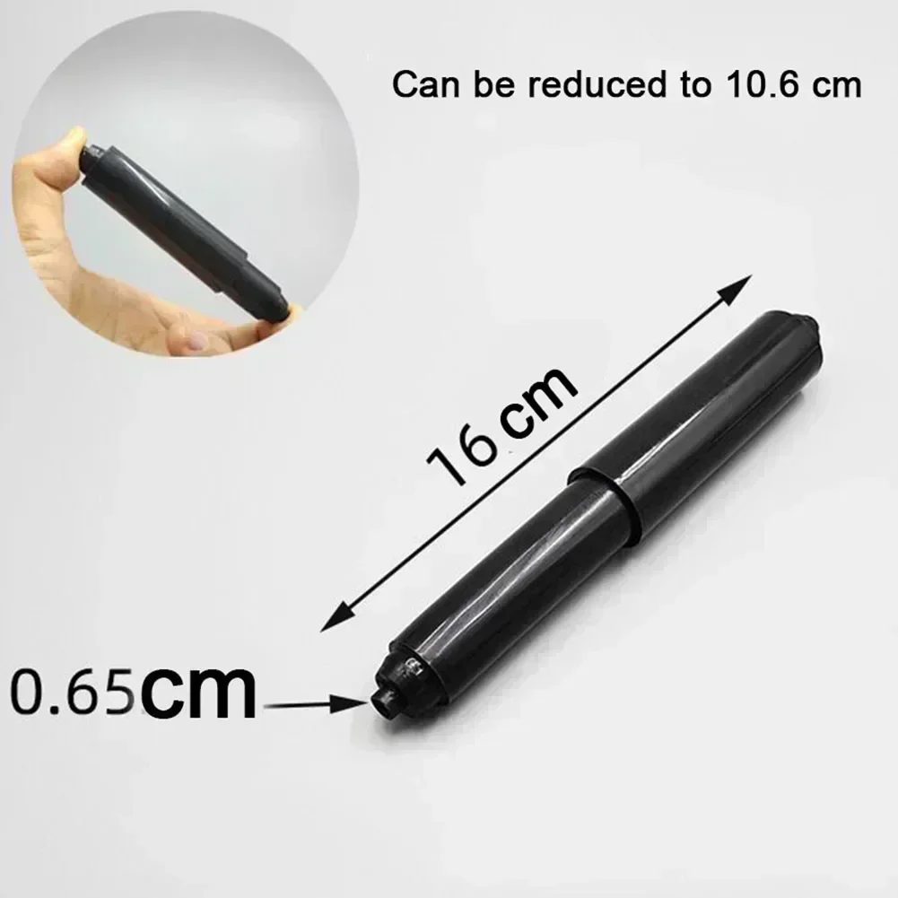 3 Pieces Spring Loaded Toilet Roll Spindle Insert Replacement Holders Adjustable Length From 106mm To 160mm For Bathroom