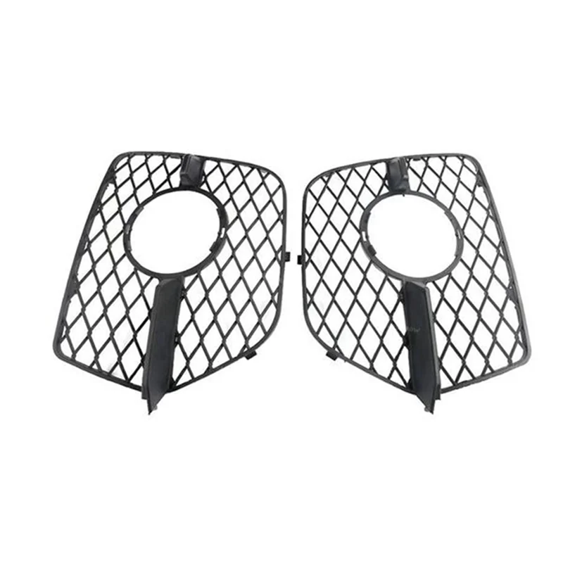 

A30F-2 PCS 51117176277 51117176278 Front Bumper Fog Lamp Grille Side Mesh Grille ABS Car Accessories Car For BMW X6 E71 E72