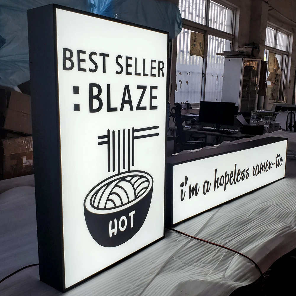 Hot sale customized water proof LED light box