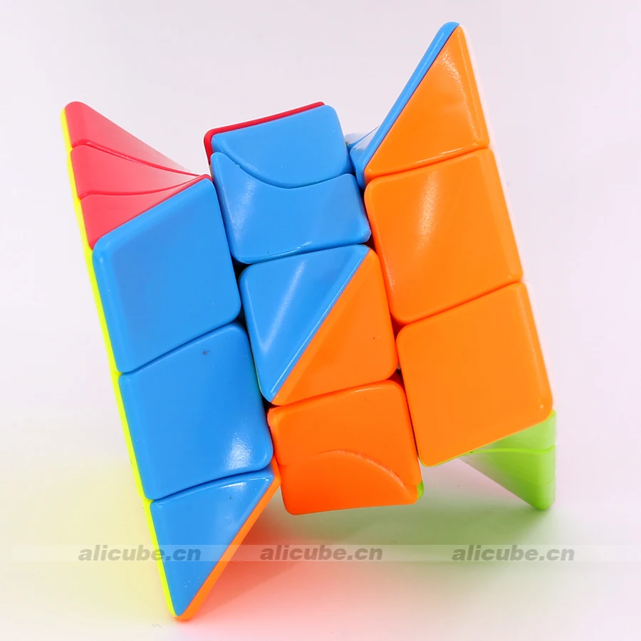 FanXin Magic Twist Skew Cube 3x3x3 Stickerless Twisty Puzzle 3x3 Ziicube Professional Educational Speed Puzzles 3*3 Toys Game