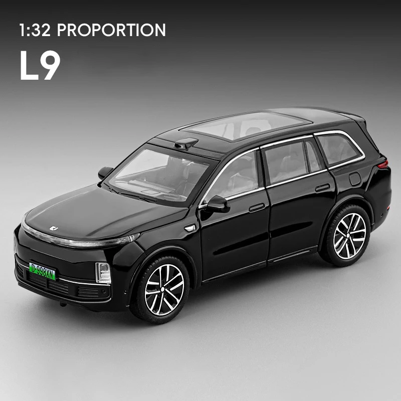 1:32 LEADING IDEAL L9 SUV Alloy Model Car Toy Diecasts Metal Casting Sound and Light Car Toys For Children Vehicle