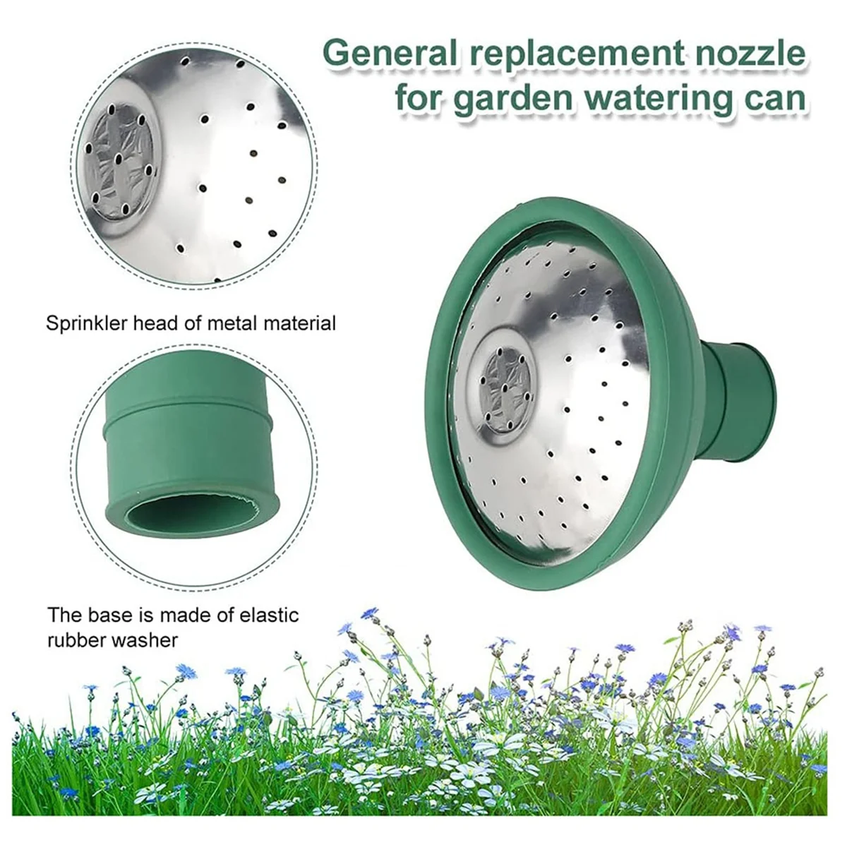 

watering can -Head Nozzle 4Pcs Universal Garden Watering Can Rose Head ReplacementWatering Can Spout Cap Nozzle Replacement Gard