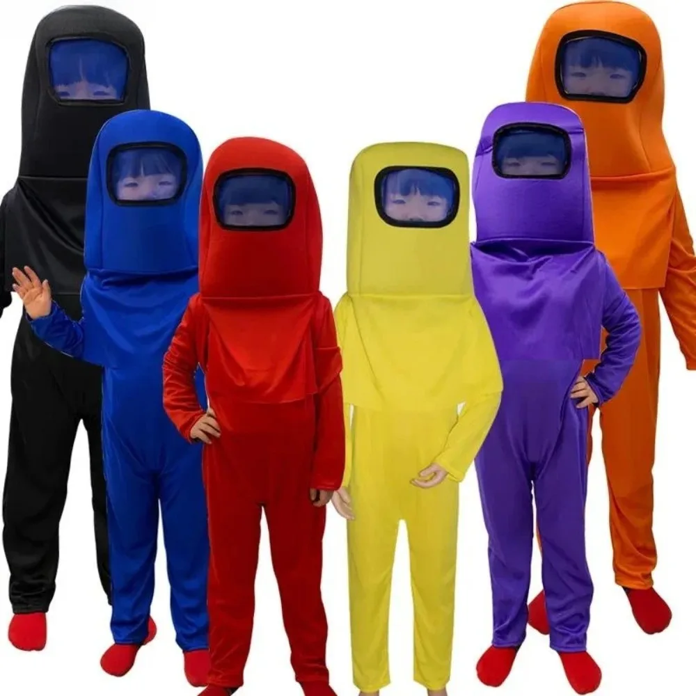 

Halloween Astronaut Cosplay Jumpsuit Anime Birthday Party Game Space Killing Bodysuit Carnival Costumes Kids Fancy Dress Hot