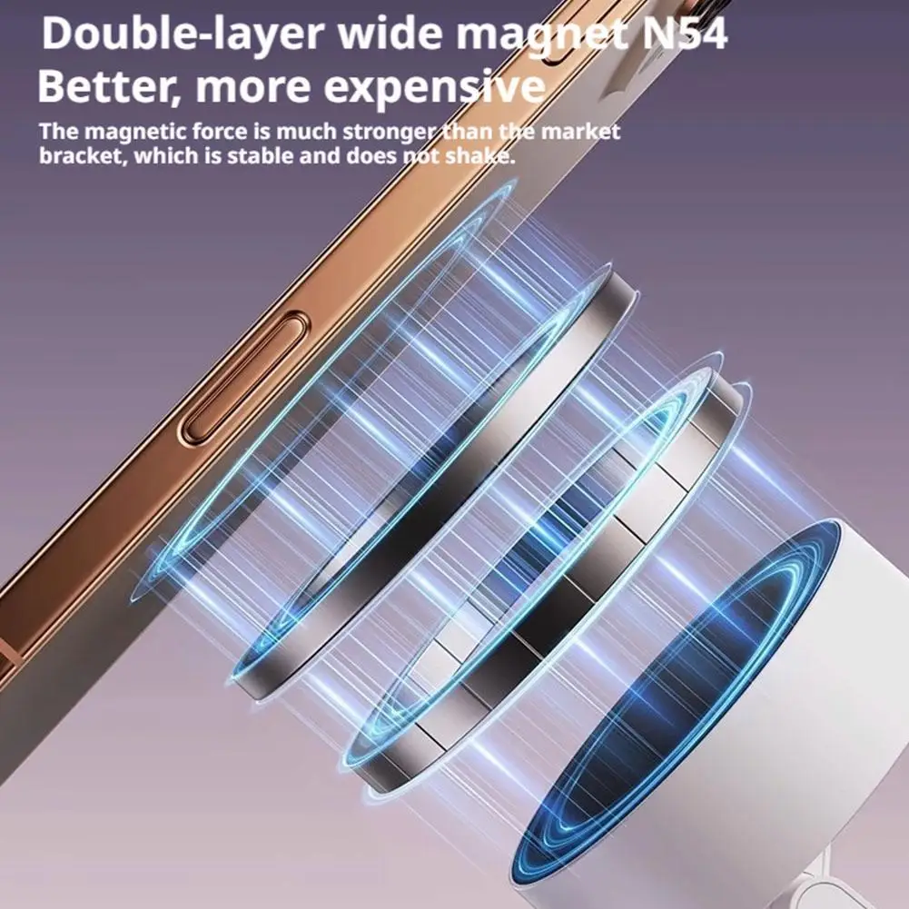 

Многофункциональный магнитный держатель для телефона, вращающийся на 360 градусов на присоске, портативная чашка, автомобильная навигация, настольный держатель для ванной комнаты Z1O7