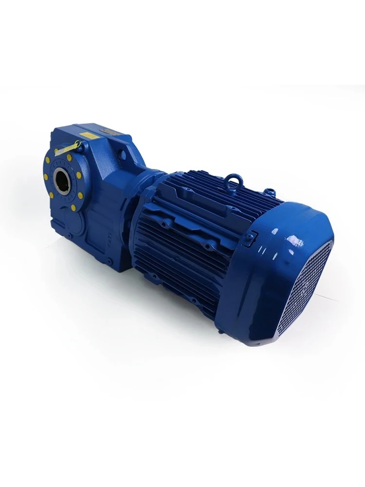 Right angle reducer, high energy efficiency motor, shaft mounted hollow shaft with flange KA77/87/97/107/127
