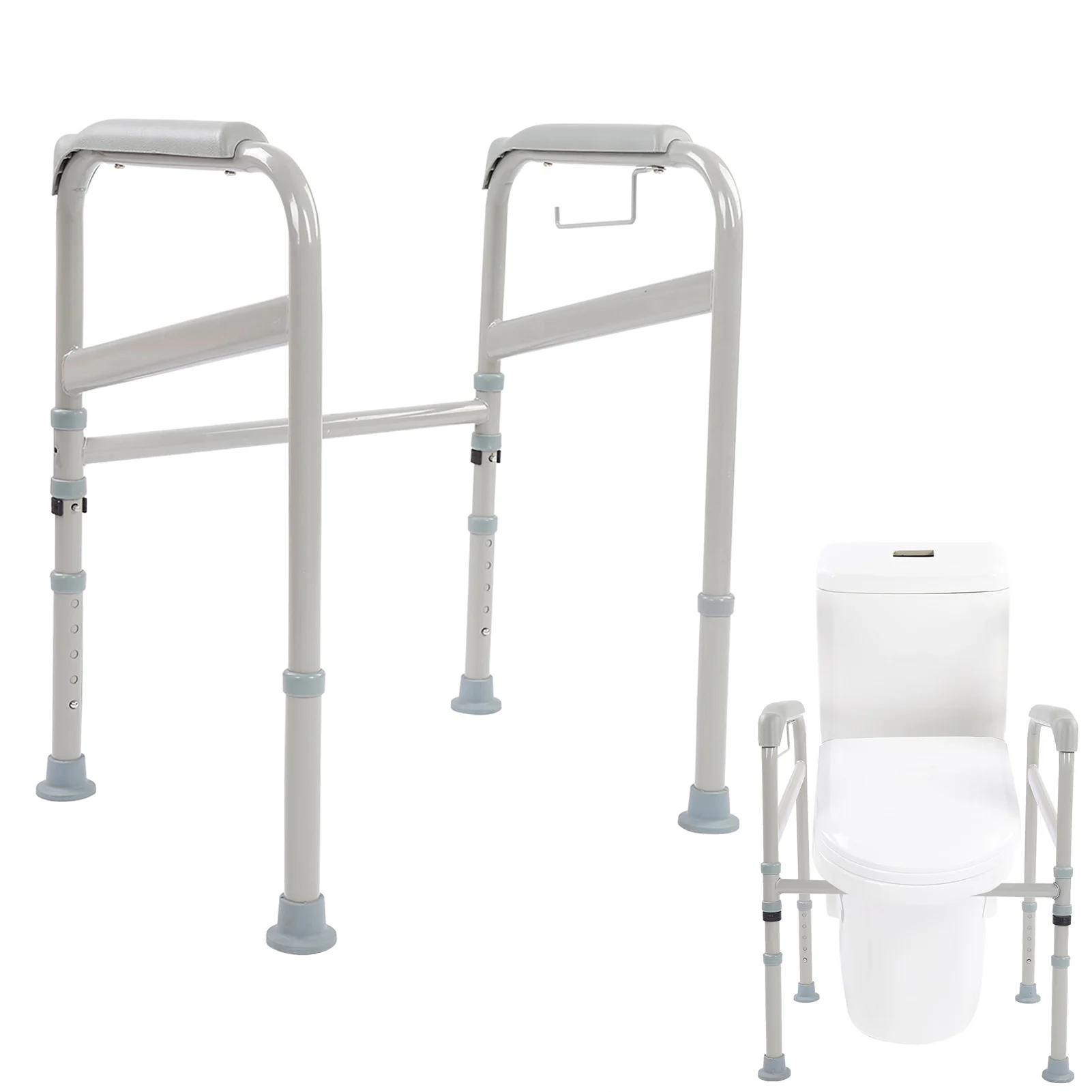 

Adjustable 60-70cm Hand Rail Support Toilet Bar Disabled Safety Handicap Grab Aid Disability Support Toilet Bar Bathroom Supply