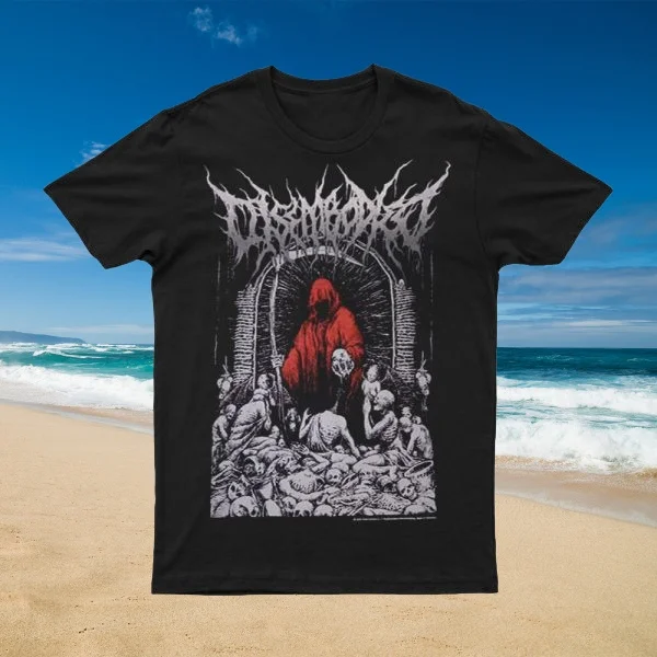 2025 Novo EMBODIMENTO DE SUFFERING Impresso Unissex Street Fashion Trend Manga Curta Puro Algodão Pescoço Redondo