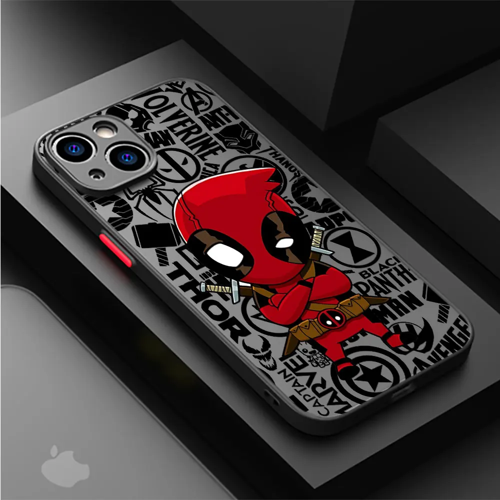 Etui Marvel Groot Deadpool dla Xiaomi Redmi Note 10S 12 13 Pro 11S 12S 11T 11 Pro 10 Pro 9S 9 9T 5G Wstrząsoodporna obudowa TPU