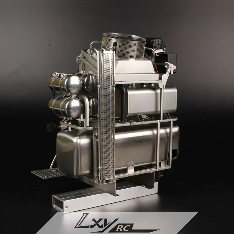 LXYRC Simulation Metal Equipment Rack for 1/14 Tamiya RC Truck for SCANIA 770S R620 VOLVO